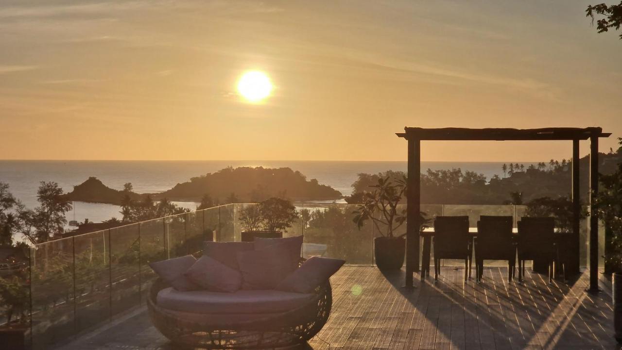 Villa Obsidian, With Staff, Sea View And Walk To Choeng Mon Beach Bagian luar foto