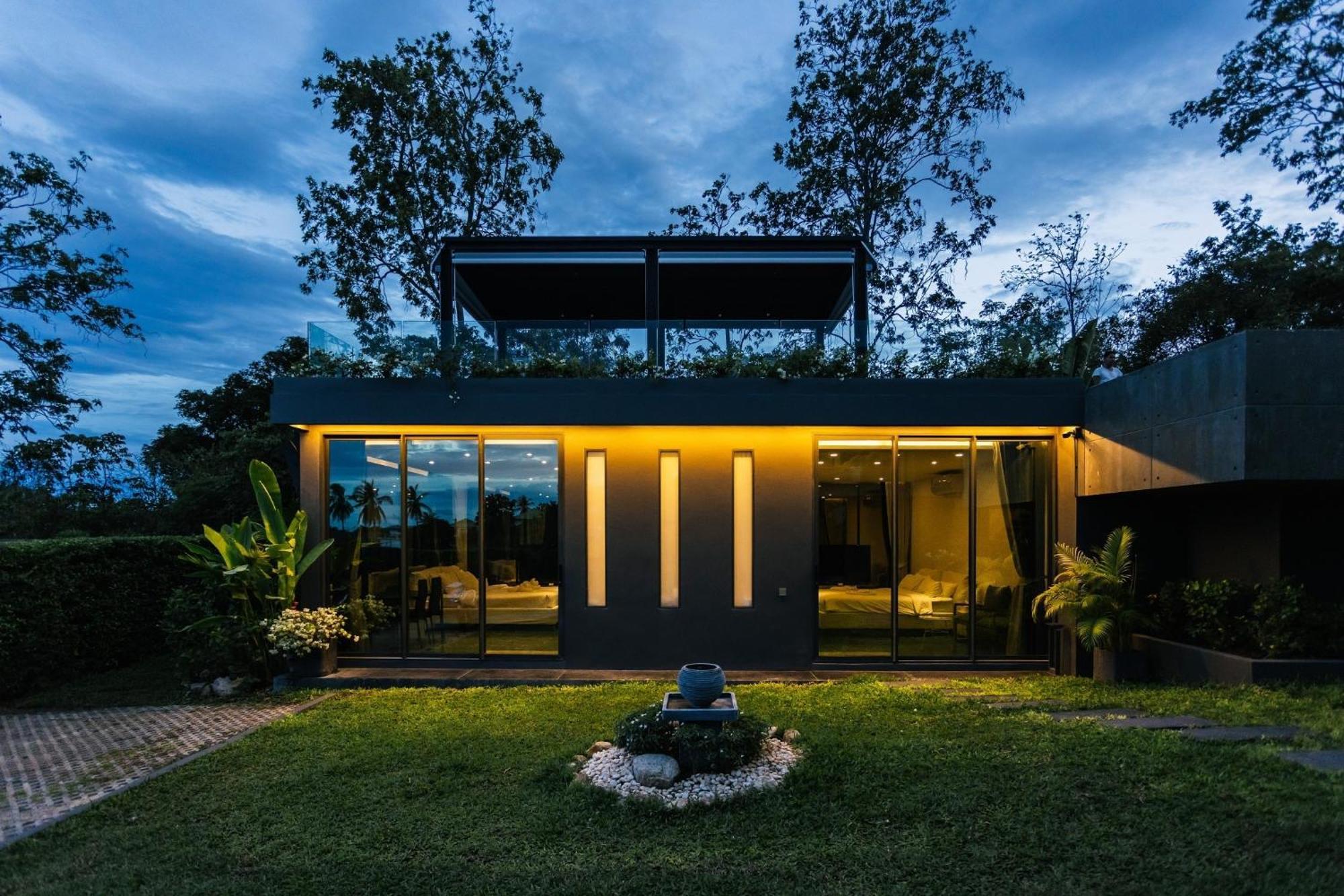 Villa Obsidian, With Staff, Sea View And Walk To Choeng Mon Beach Bagian luar foto