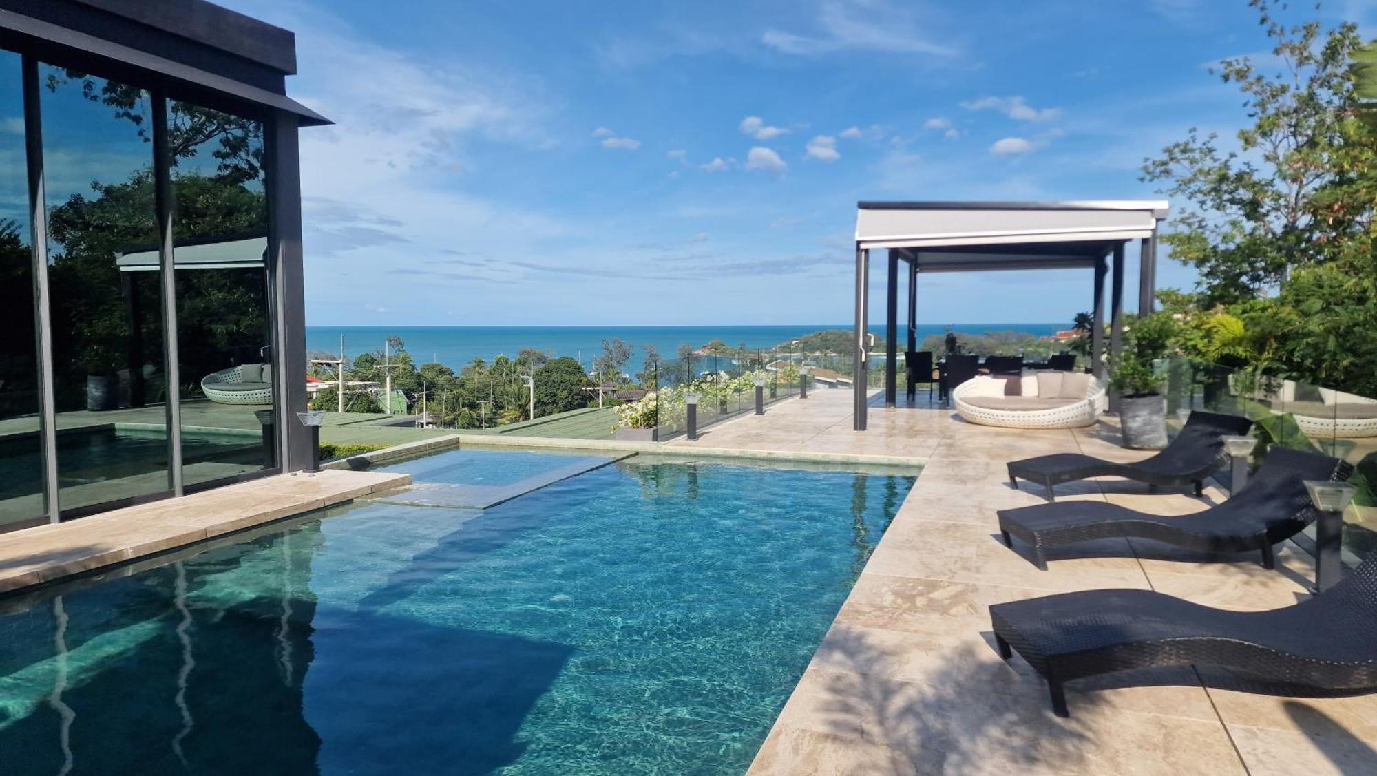 Villa Obsidian, With Staff, Sea View And Walk To Choeng Mon Beach Bagian luar foto
