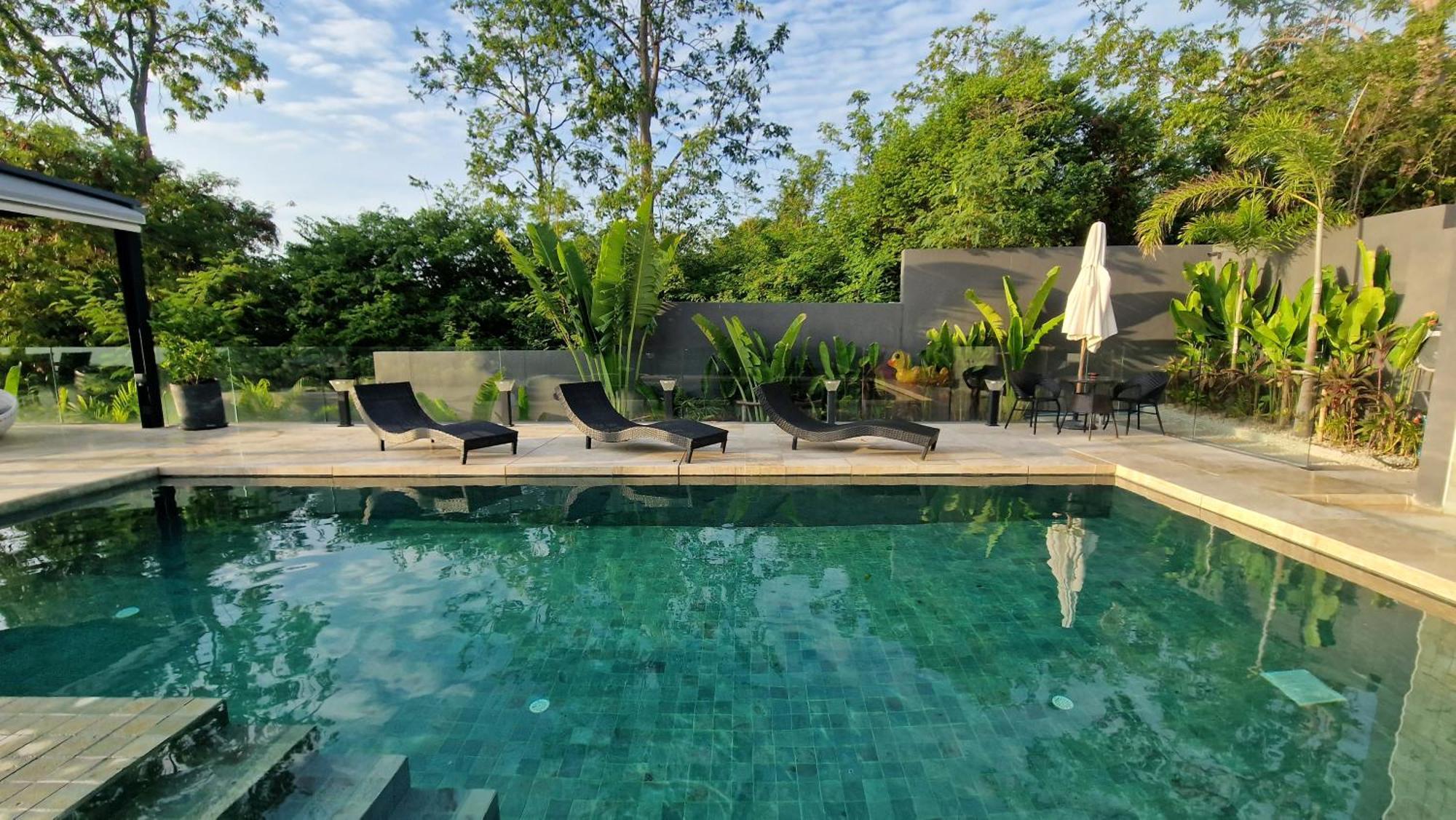Villa Obsidian, With Staff, Sea View And Walk To Choeng Mon Beach Bagian luar foto