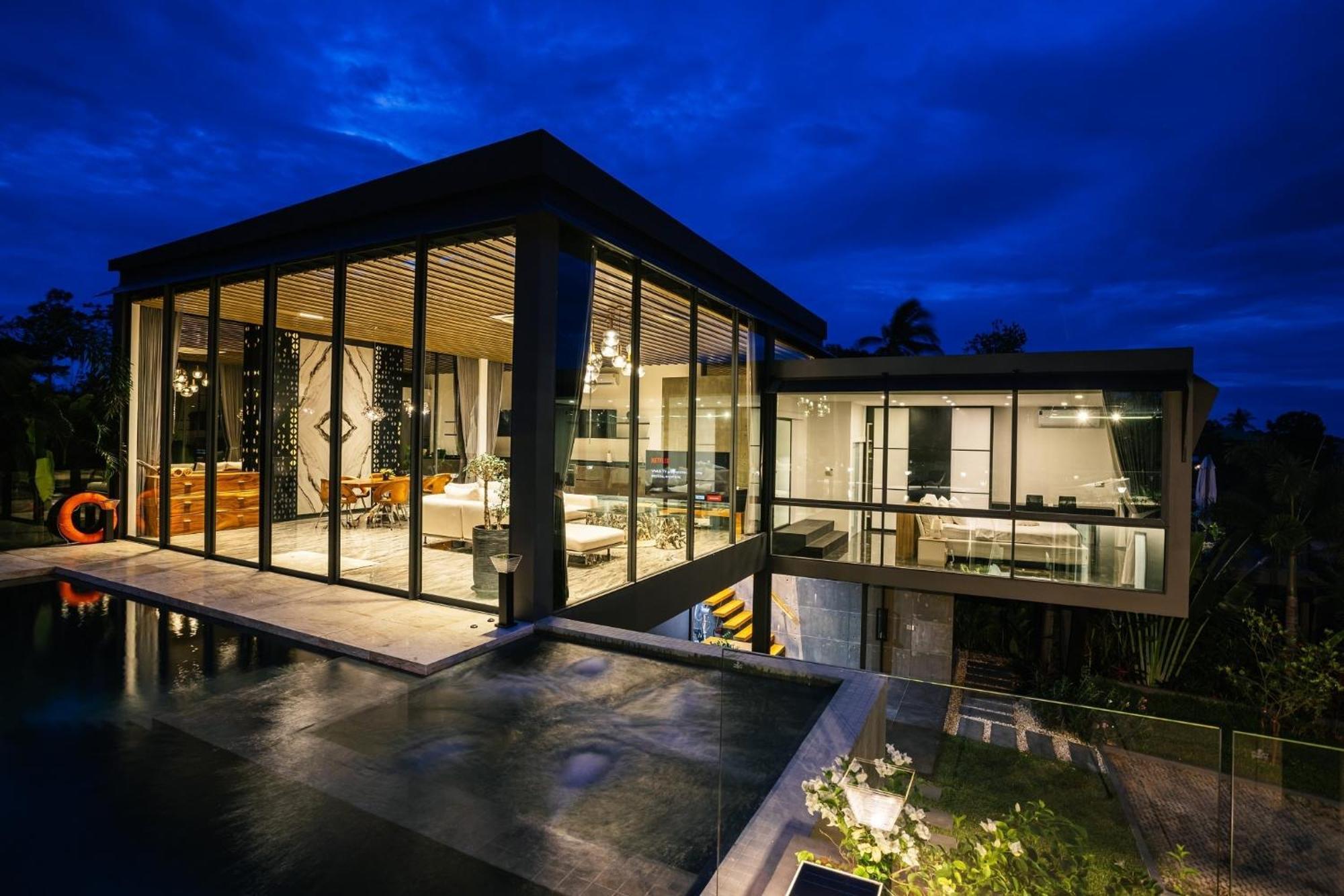 Villa Obsidian, With Staff, Sea View And Walk To Choeng Mon Beach Bagian luar foto
