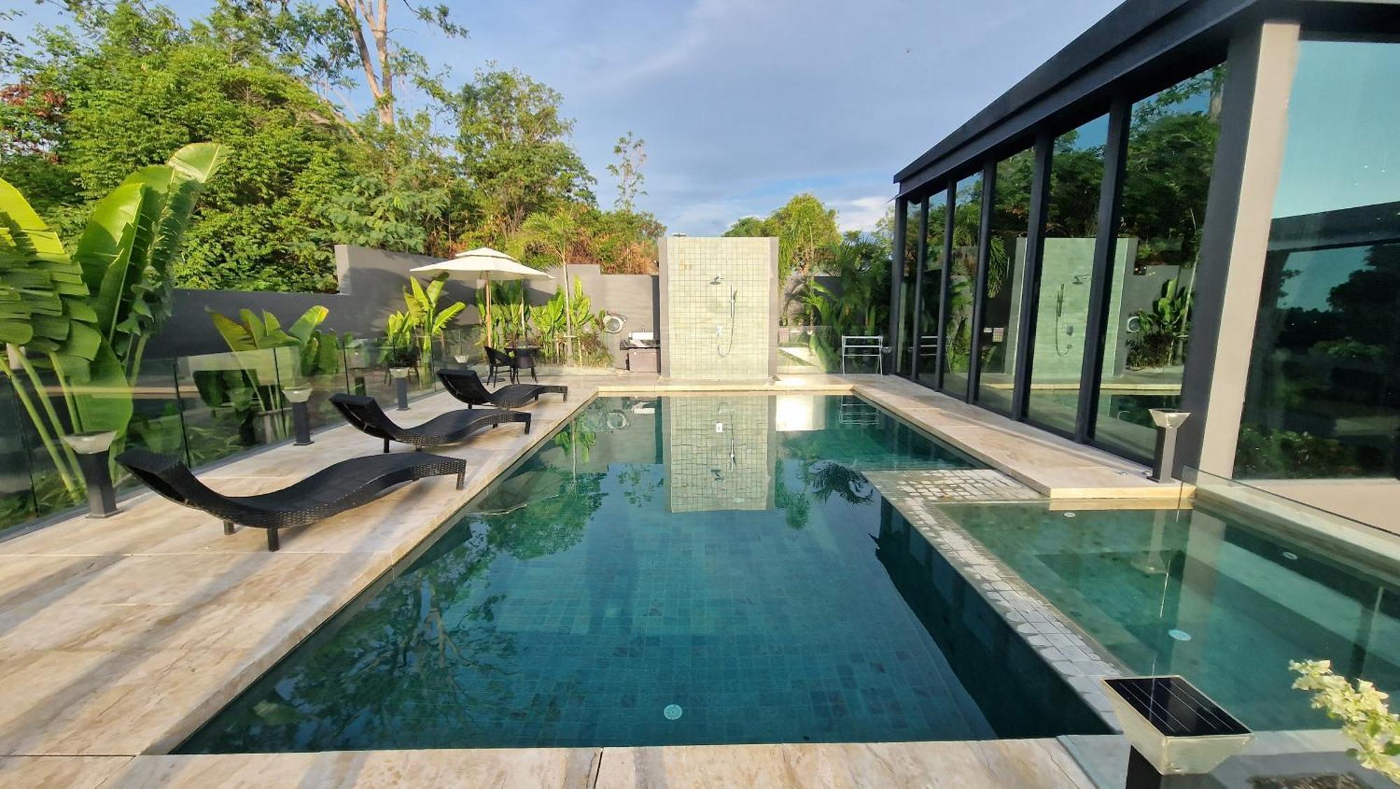 Villa Obsidian, With Staff, Sea View And Walk To Choeng Mon Beach Bagian luar foto
