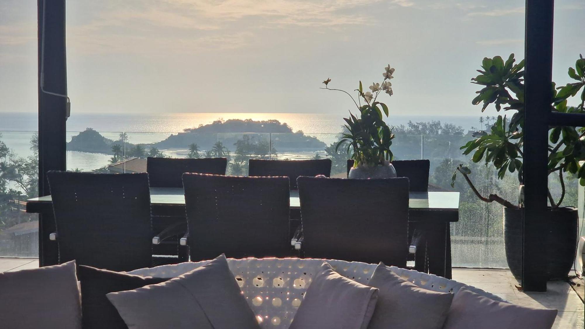 Villa Obsidian, With Staff, Sea View And Walk To Choeng Mon Beach Bagian luar foto