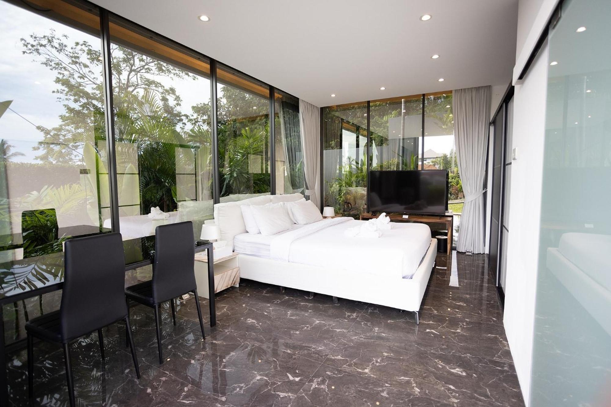 Villa Obsidian, With Staff, Sea View And Walk To Choeng Mon Beach Bagian luar foto